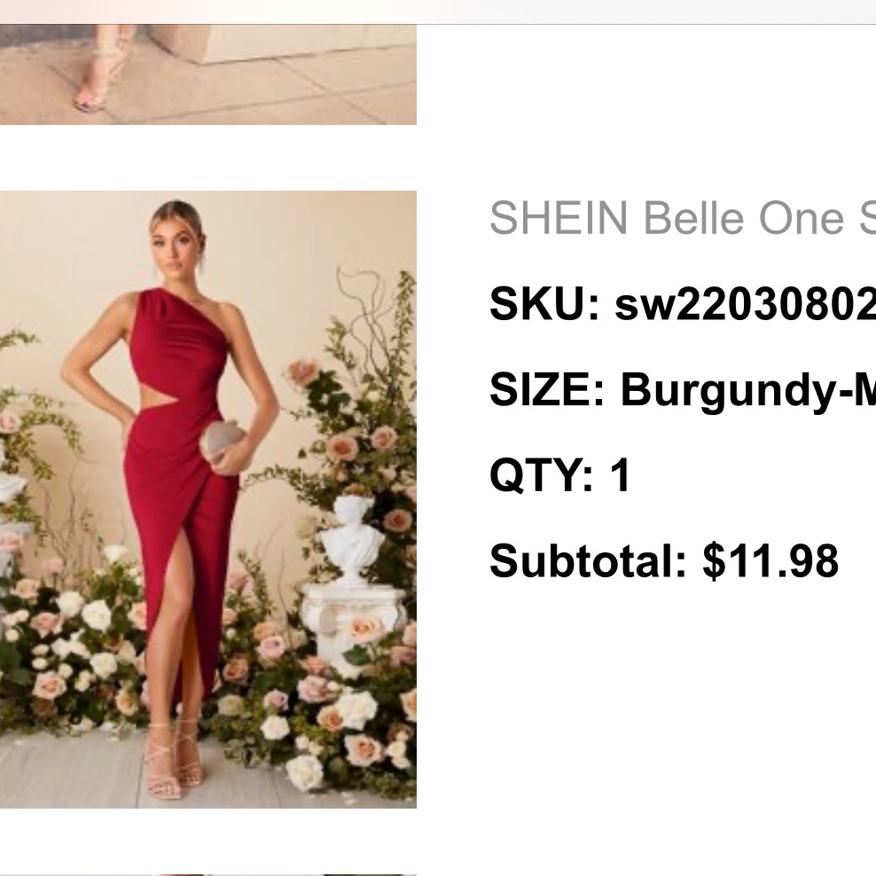 Red Brand New Dress